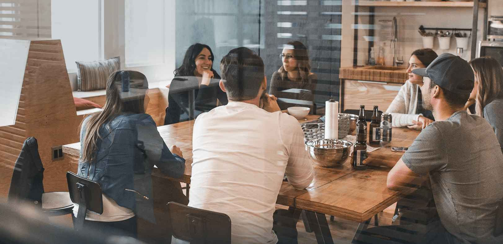 Unternehmen und Startups verbinden.